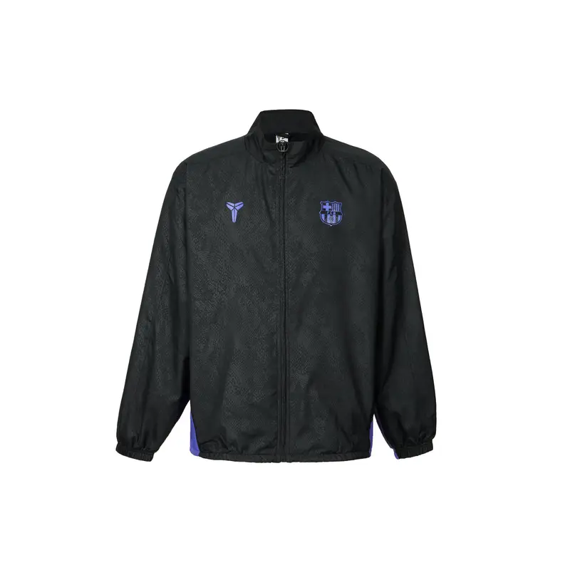 Nike Giacca Unisex a Collo Alto Versatile Comoda Amica della Pelle Collaboration SS25 X FC Barcelona HM4217-010 3XL