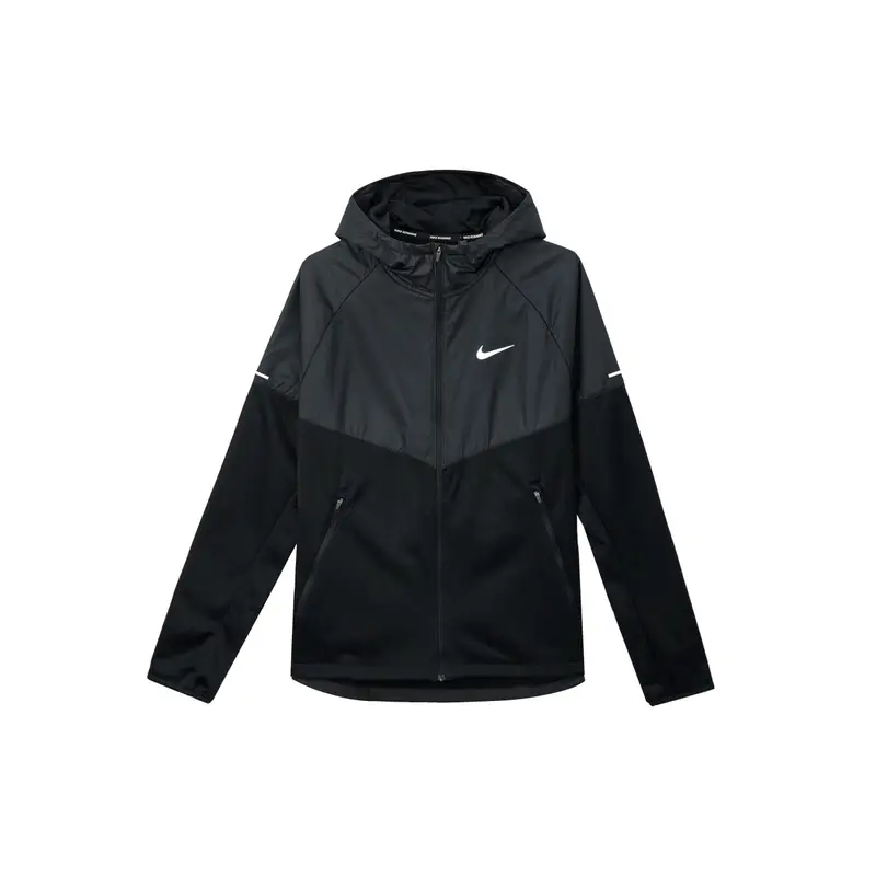 Nike Giacca Uomo Color Block Fashion Casual Confortevole Manica Lunga Giacche Nero FZ1112-010