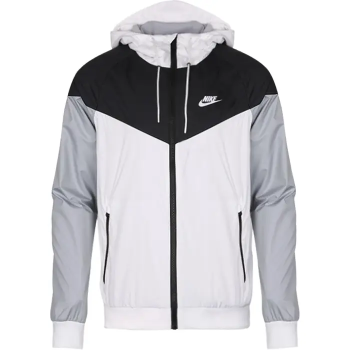 Giacca Uomo Nike Windrunner Allenamento Sportivo Logo del Marchio con Cappuccio Manica Lunga Raglan 727325-101 S