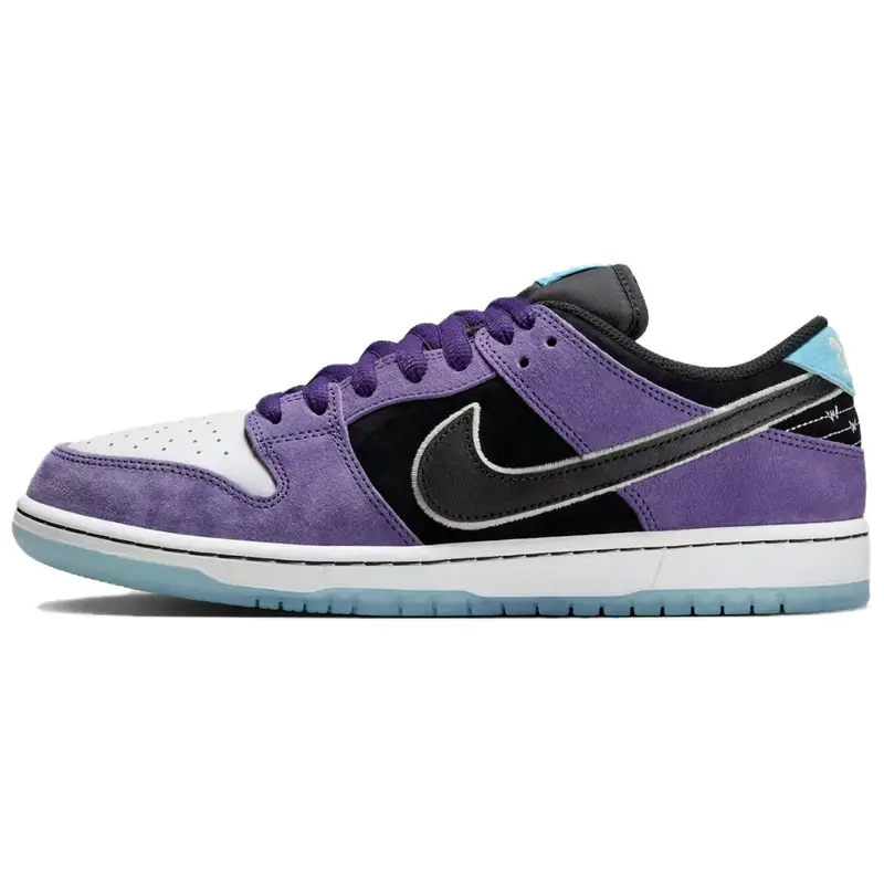 Nike Hayley Wilson x Dunk Low SB Court Purple Sneakers Unisex Bianco Nero Lagoon-Pulse HJ0513-500