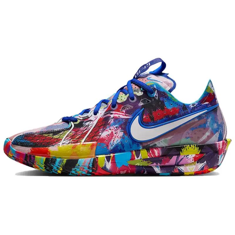 Nike Jewell Loyd x Air Zoom GT Cut 3 EP Paint Sneakers Unisex Multicolor Bianco Blu Baltico IF2522-100