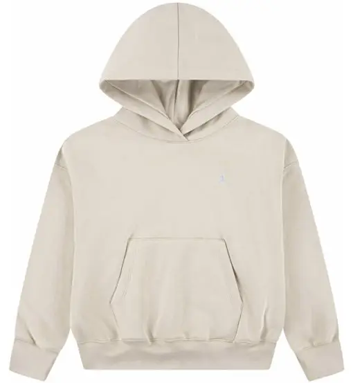 Nike Jordan Brooklyn Fleece Jr - felpa con cappuccio - ragazza Beige