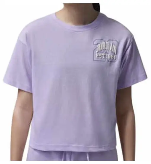 Nike Jordan T-shirt Bambina Viola 5219925