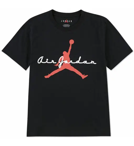 Nike Jordan Flight Essentials Script Jr - T-shirt - ragazzo Black