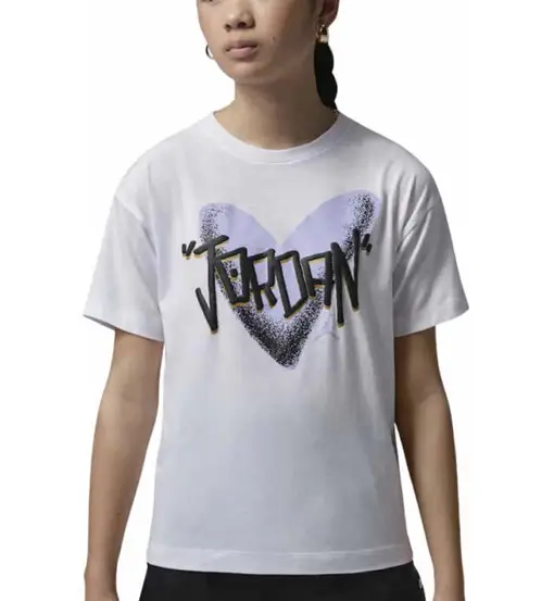 Nike Jordan Heart Jr - T-shirt - ragazza White