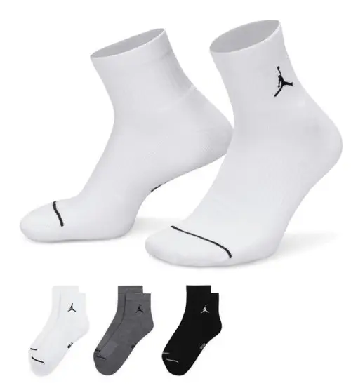 Nike Jordan Jordan Everyday Ankle Socks 3P - calzini - unisex White