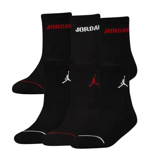 Nike Jordan Legend Crew 6PK - calzini lunghi - bambino Black