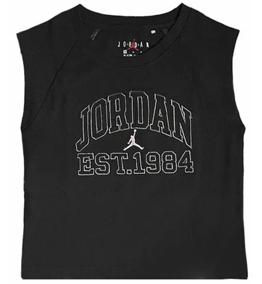 Secret Diary Ribbed Jr - top - bambina Black