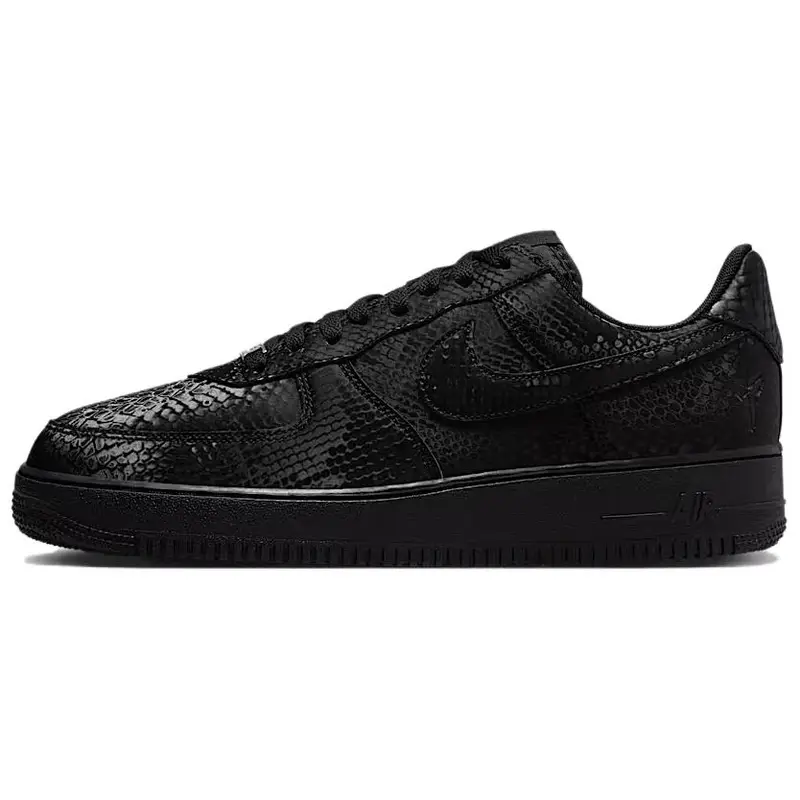 Nike Kobe Bryant x Air Force 1 Low Triple Black Scarpe da Ginnastica da Uomo IB0018-003