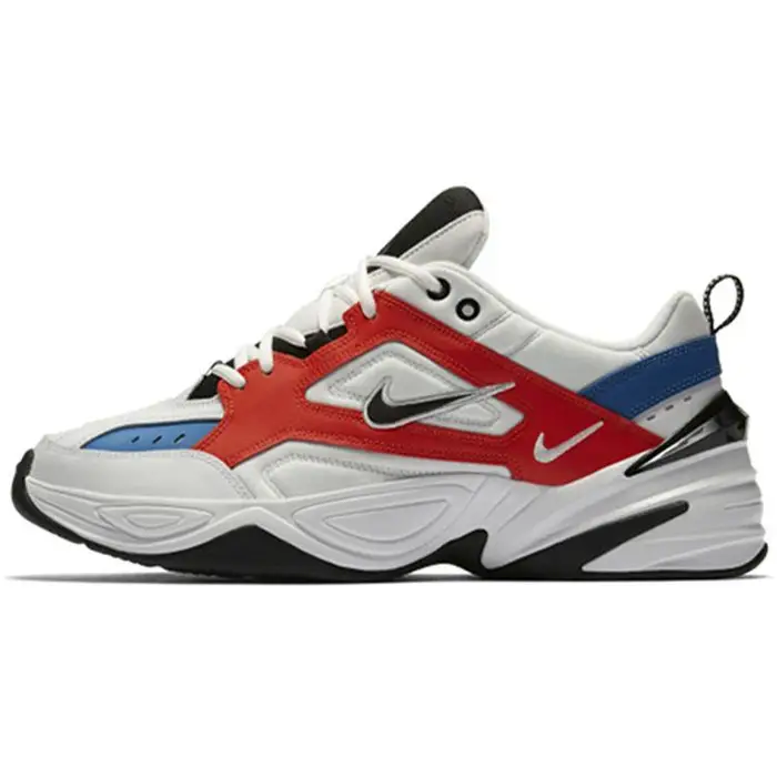 M2K Tekno Summit White Sneakers Unisex Nere-Arancioni Team AV4789-100 38 5