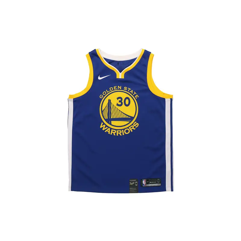 Nike Maglia da Basket NBA Golden State Warriors Stephen Curry N 30 Fan Edition Uomo Top Blu 864475-495