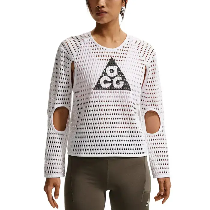 Maglia da Corsa a Manica Lunga Traspirante Asciugatura Rapida Pullover Nike ACG Series Radical AirFlow NXT Dri-FIT Donna Top IQ5853-100 XS