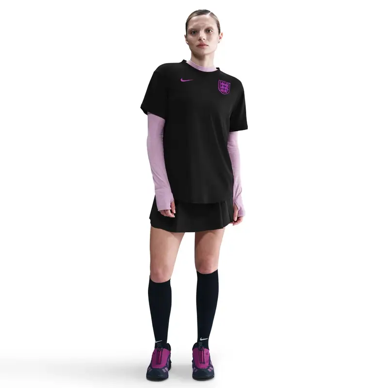 Nike Maglia donna Inghilterra One Realxed 2025 Noir