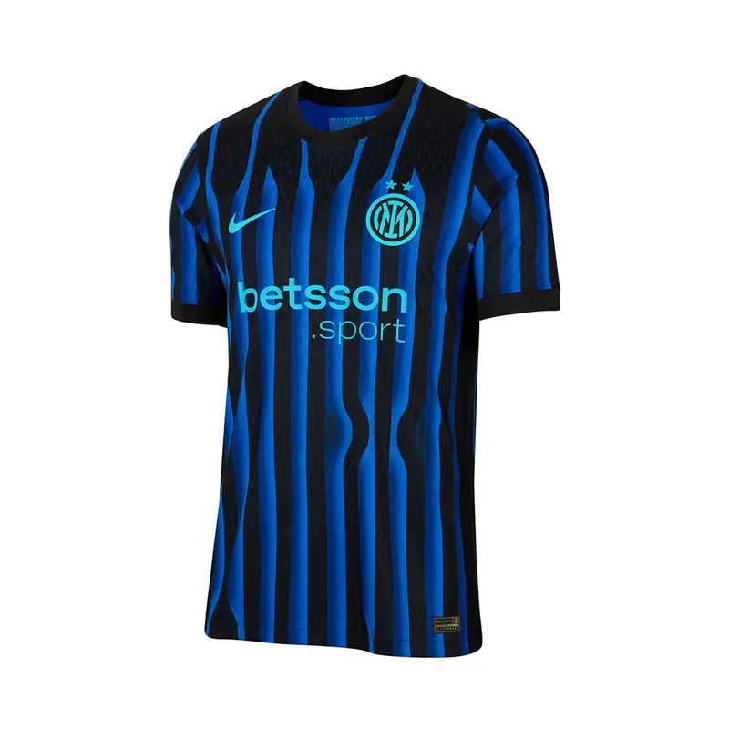 Nike Maglia Maniche Corte Inter Home Match 25 26 Nero Azzurro Uomo