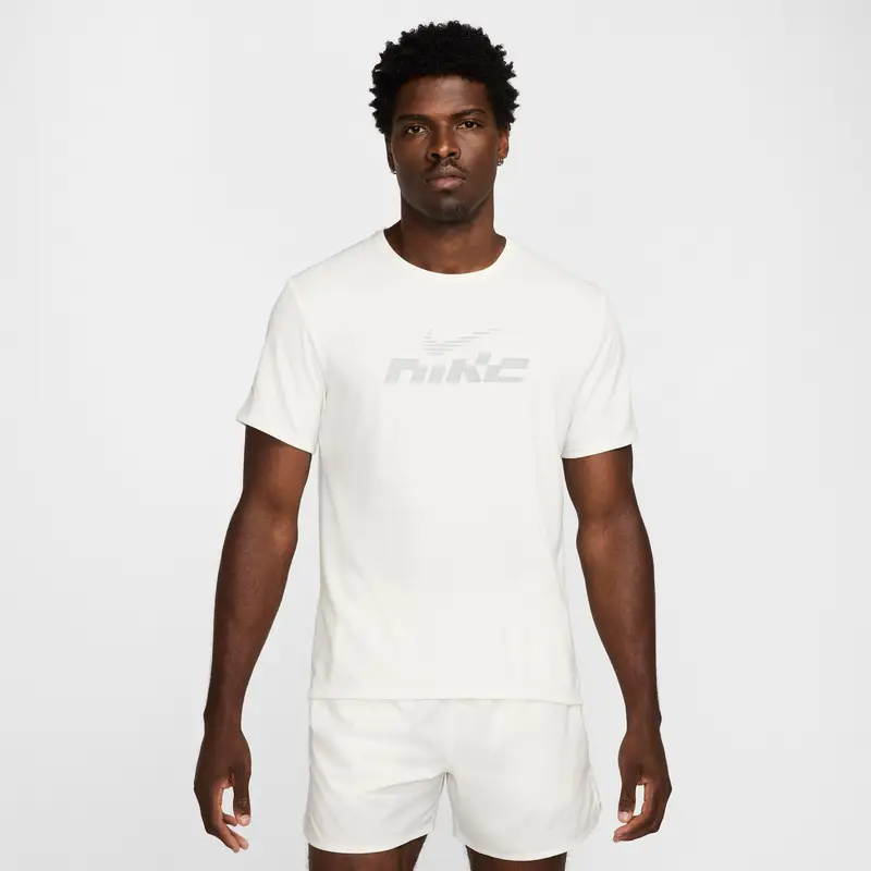 Maglia Nike Miler Flash Blanc