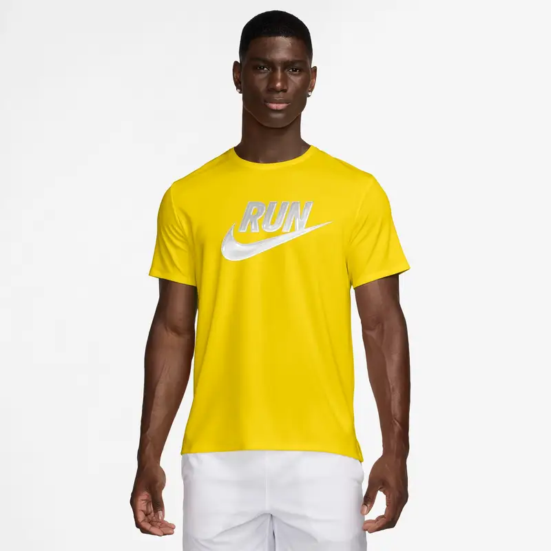 Nike Maglia Miler Run Energy Jaune