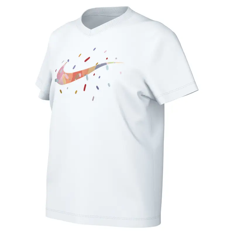 Nike Maglietta da ragazza Dri-FIT Essentials+ Blanc