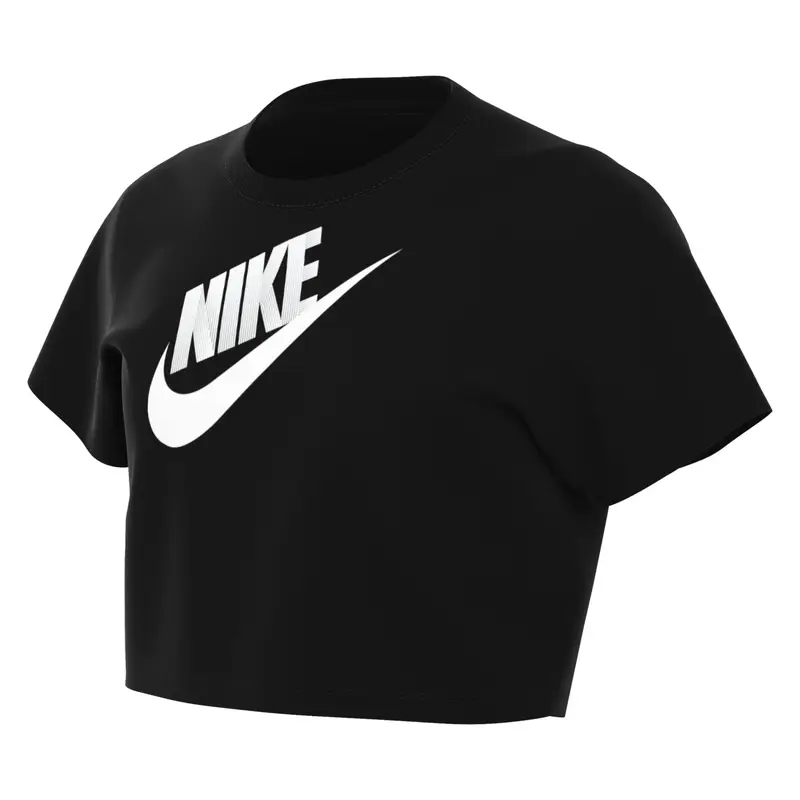 Nike Maglietta da ragazza Essntial Boxy Noir