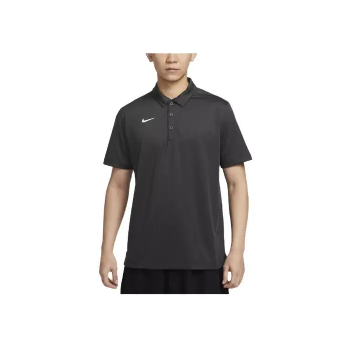 Nike Maglietta Polo a Maniche Corte Morbida alla Moda Dri-Fit Asciugatura Rapida Uomo top Media-Nero IB8831-060