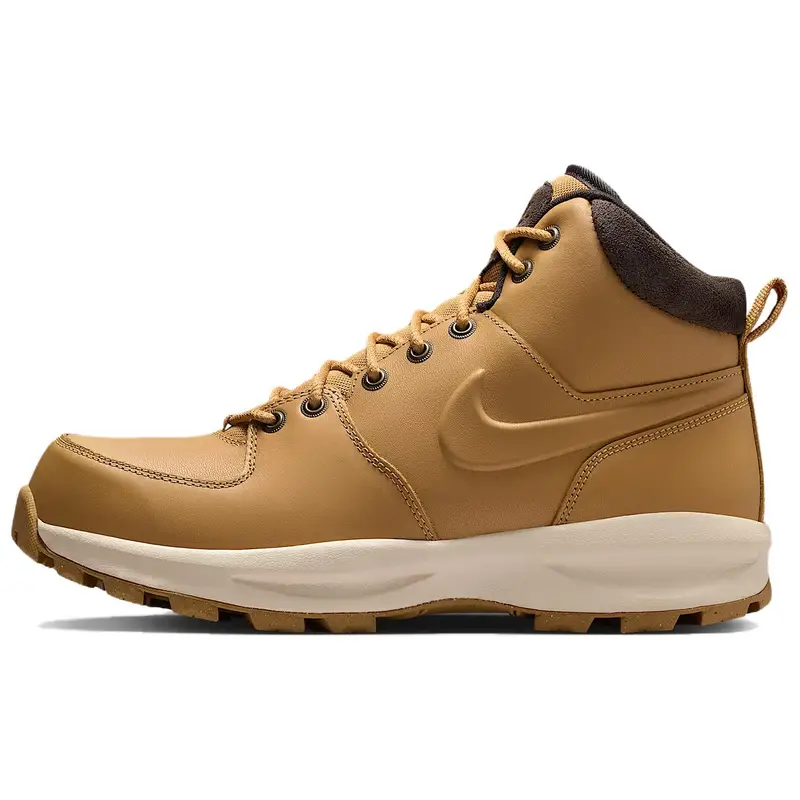Nike Manoa Leather Haystack Scarpe da Ginnastica da Uomo Marrone Chiaro Marrone Velluto Betulla HF7095-700