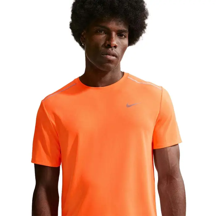 Miler T-Shirt Running Total Arancio Reflective Silv Uomo
