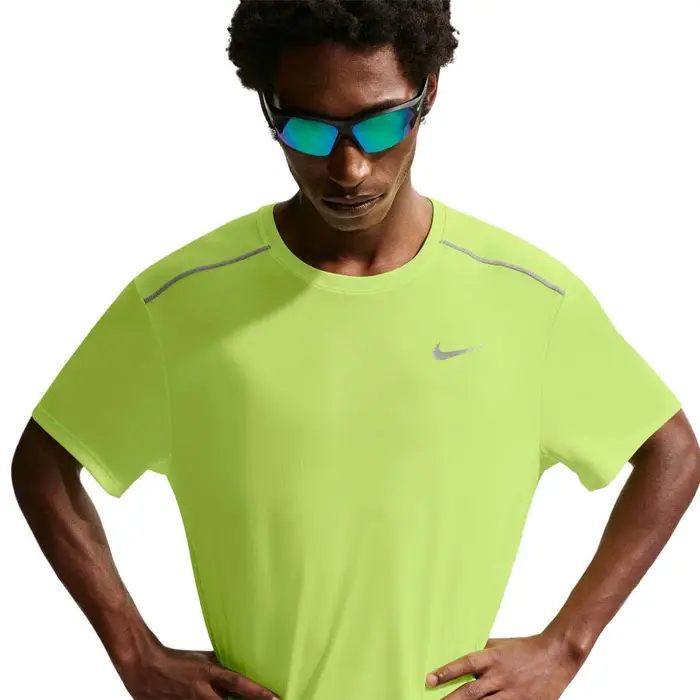 Miler T-Shirt Running Volt Ice Reflective Silv Uomo