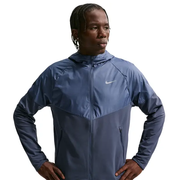 Nike Miler Uomo - Top da pista Blu - Woven Blue