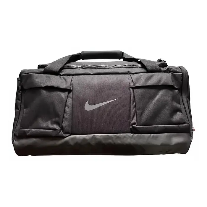 Moda Versatile Portatile Grande Capacità Poliestere Borsa Fitness Media Unisex Nera BA5542-010 Black