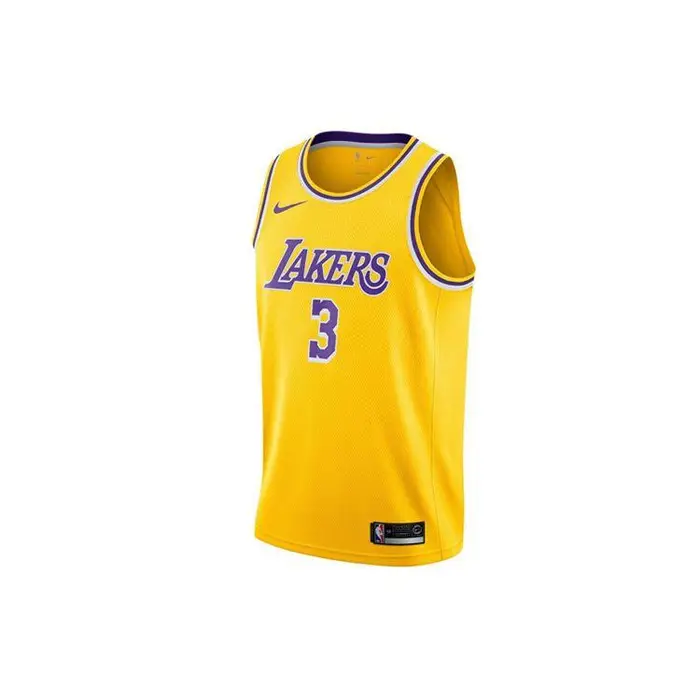 Nike NBA Lakers Anthony Davis N 3 Magliette Traspiranti da Uomo Giallo AA7099-742