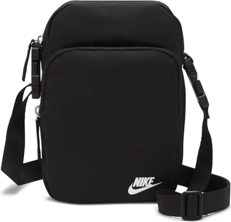 Nike Nk Heritage Crossbody - Fa21, Borsa Sportiva Unisex Adulto, Black/Black/White