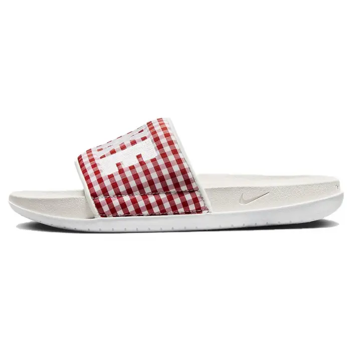 Nike Offcourt Slide Mystic Red Plaid Sneakers da Donna Bianco Fantasma FN6603-600 35 5