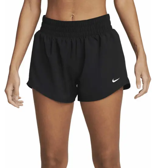 Nike One Dri-FIT Mid Rise 3 W - pantaloni fitness - donna Black