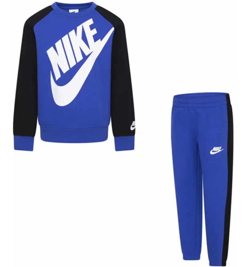 Nike Oversized Futura Crew Jr - tuta sportiva - bambino Blue