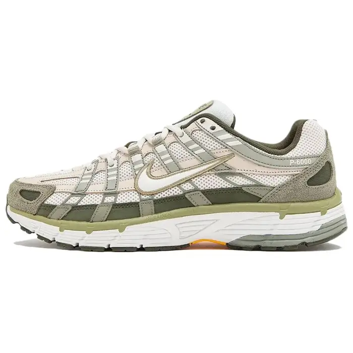 Nike P-6000 Verde Militare Chiaro Cachi Cargo Sneakers da Uomo Verde Chiaro-Grigio-Marrone Fantasma IH0246-320 35 5