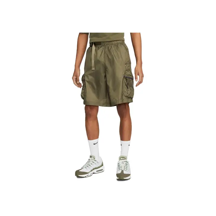 Pantaloncini Cargo Tinta Unita Nike Sportswear Tech Pack Uomo Pantaloni Medium-Verde Oliva DX0230-222 L