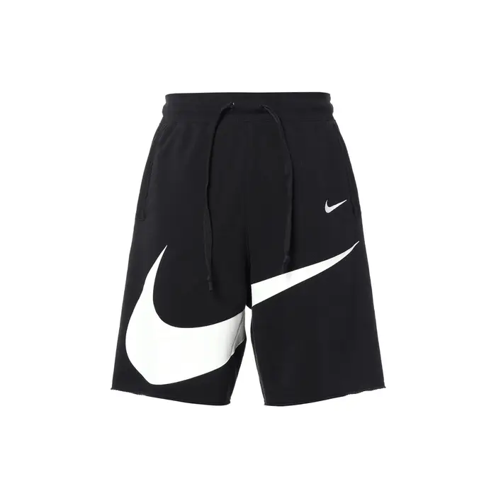 Pantaloncini da Maglia Uomo Nike Swoosh Colorblock con Stampa Logo Pantaloncini Neri DJ5373-010 XXXL