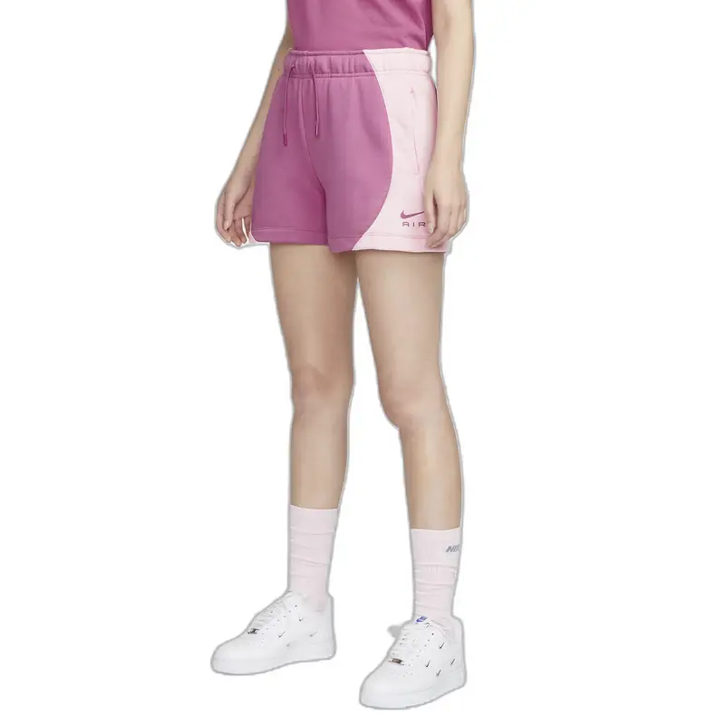 Nike Pantaloncini in pile da donna Air Fleece MR Rose