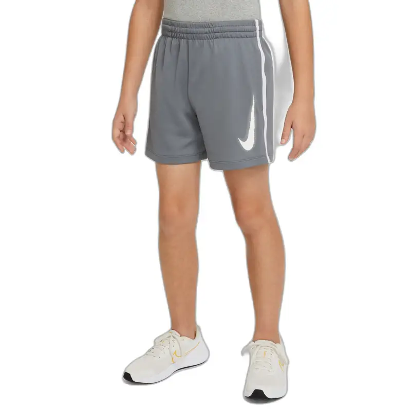 Pantaloncini per bambini Nike Dri-FIT Multi+ HBR Gris