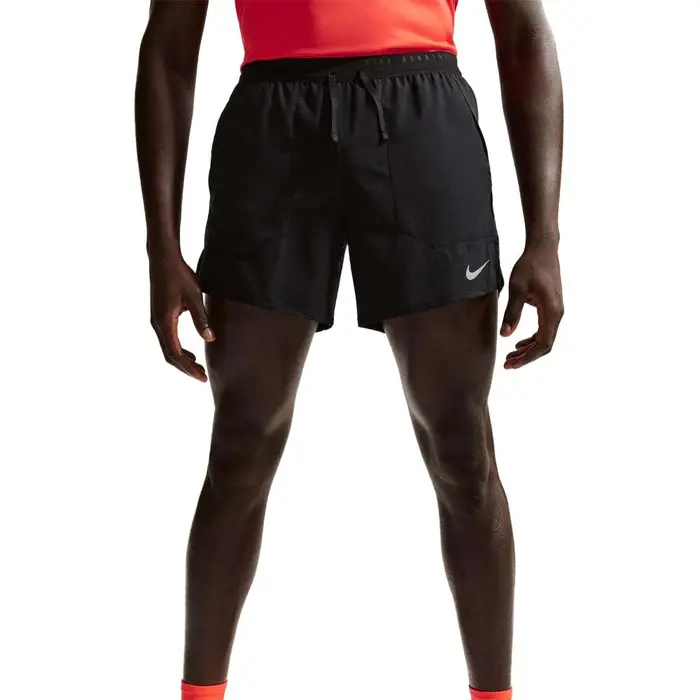 Pantaloncini Running Stride 5" Nero Silv Uomo