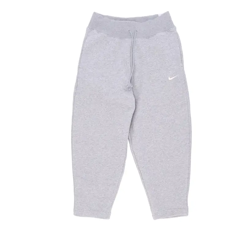 Nike Pantalone Tuta Felpato Donna Phoenix Fleece Hr Pant Curved Dk Grey Heather/sail
