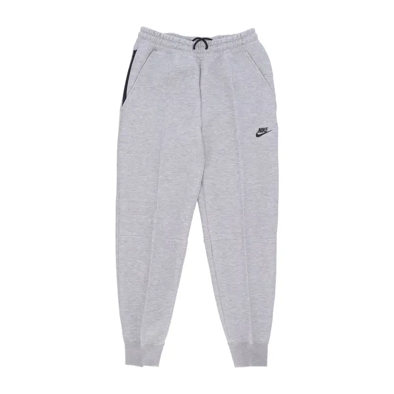 Nike Pantalone Tuta Leggero Donna W Sportswear Tech Fleece Mid-rise Jogger Pant Dk Grey Heather/black