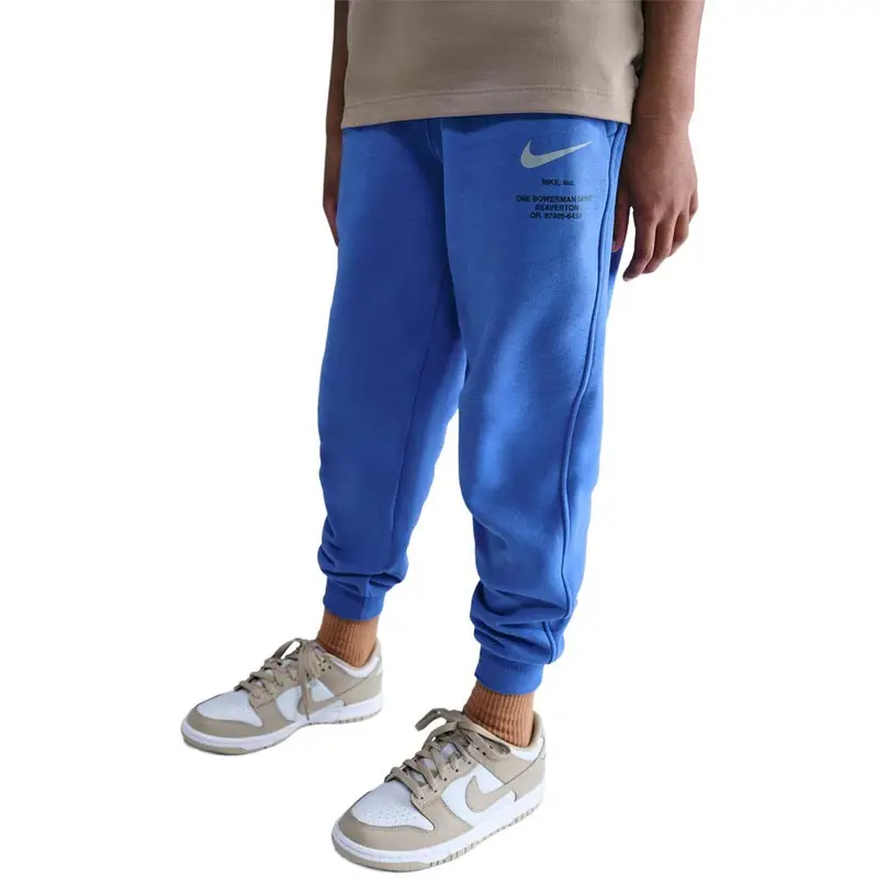 Nike Pantaloni Con Polsino Blu Bambino