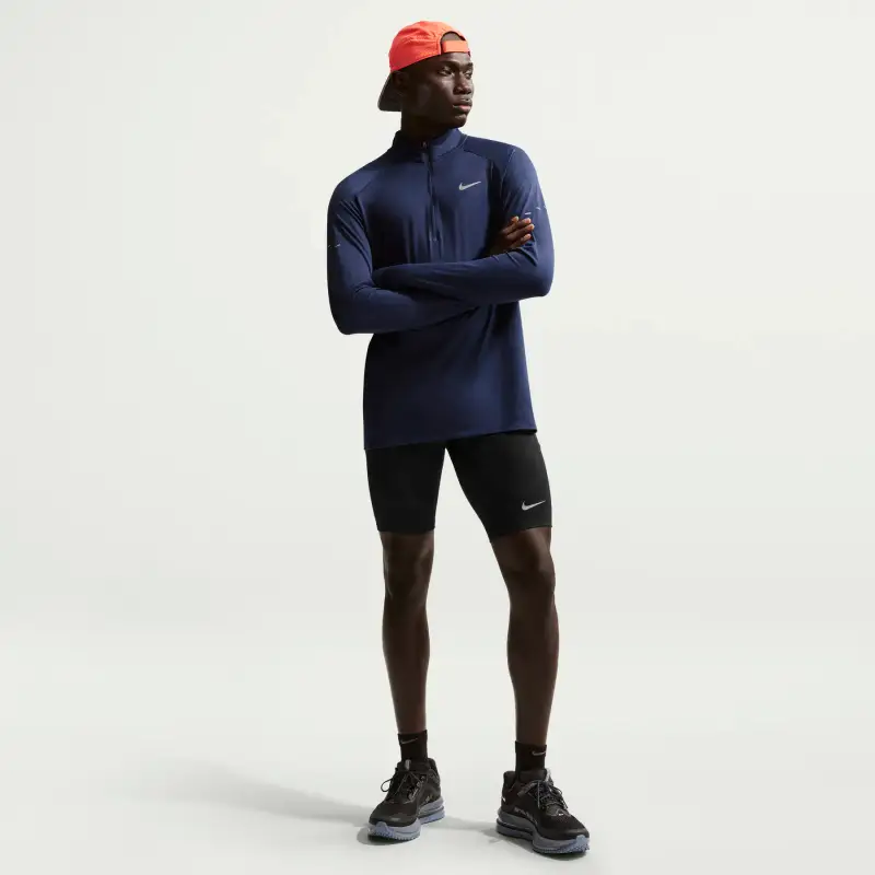 Nike Pantaloni da ciclismo con motivo riflettente Stride Dri-Fit Noir