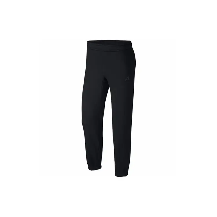 Nike Pantaloni della tuta con fodera in pile, vestibilità slim, joggers in maglia da uomo, pantaloni neri 882832-010