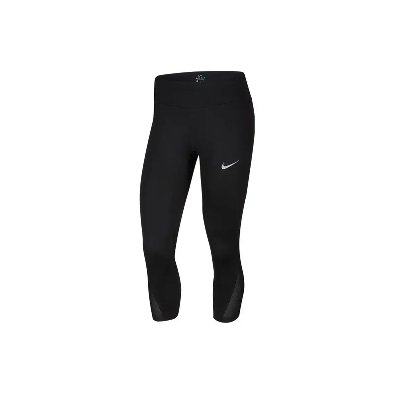 Nike Pantaloni Fitness Donna Epic Lx Stampa Logo Uniforme Vita Elastica Aderenti Fondo Nero 938675-011