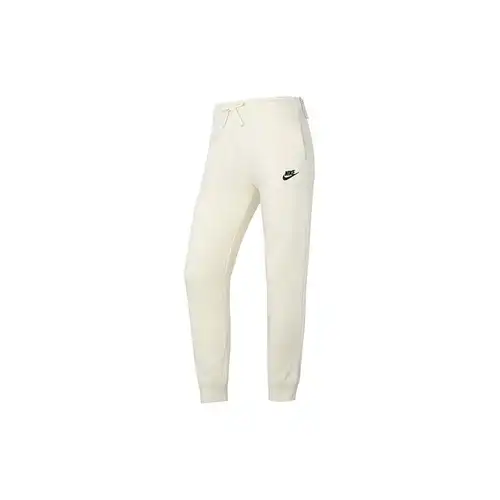 Nike Pantaloni Jogging in Pile con Polsini Donna Bianchi DQ5192-113