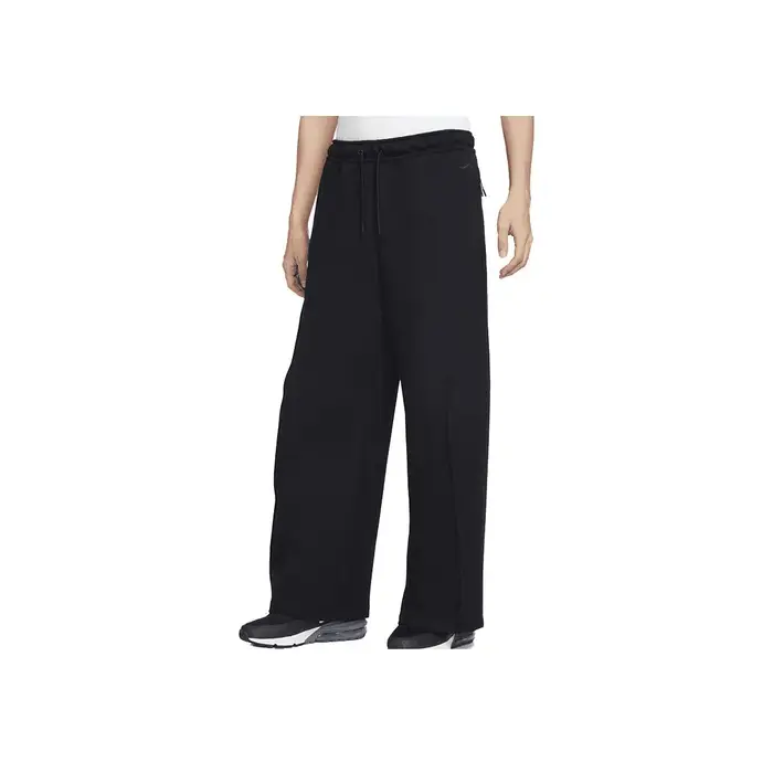 Pantaloni Nike Tech Fleece Vestibilità Larga Fondo Aperto Uomo Nero HV6542-010 M