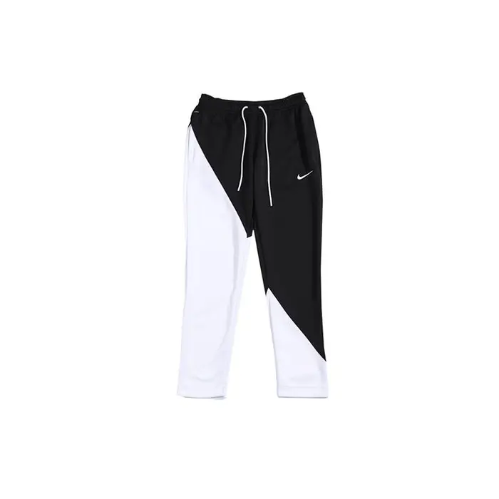 Pantaloni sportivi casual Nike Colorblock da uomo, neri e bianchi, BV5290-010 XXL