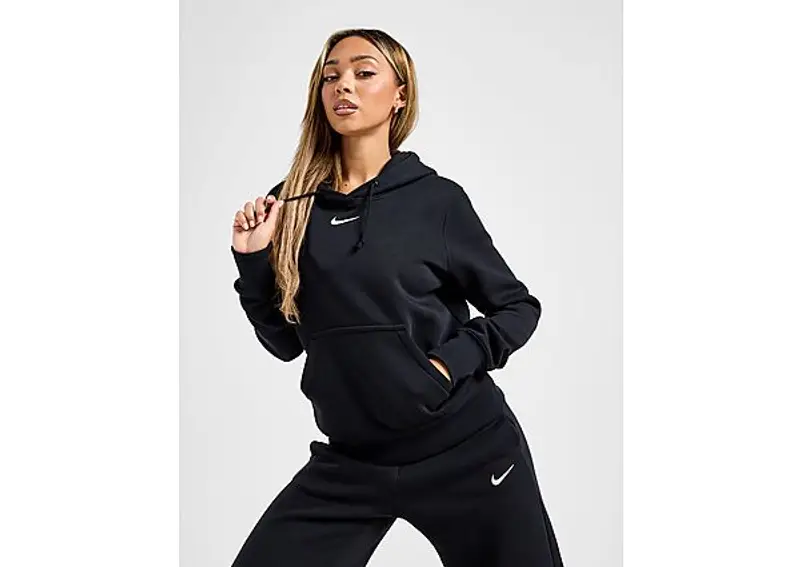 Nike Phoenix Fleece Felpa, Nero