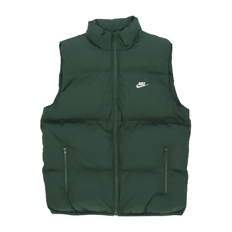 Nike Piumino Smanicato Uomo Club Puffer Vest Fir/white